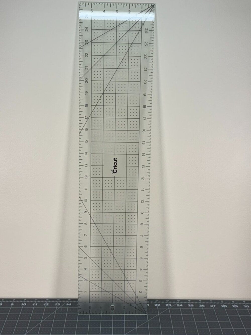 Cricut 6" x 26" Frosted Acrylic Cutting Ruler for Quilting & Crafts
